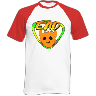 Motiv: Baseball-T FAIR WEAR - EAC-Logo - bestimme auf Wunsch Details wie Produkt, Grösse, Farbe und Position selbst ! Motiv: Baseball-T FAIR WEAR - EAC-Logo