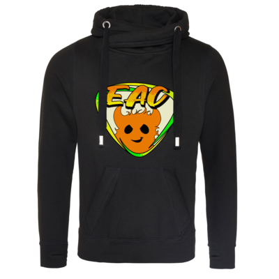 Motiv: Cross Neck Hoodie - EAC-Logo - bestimme auf Wunsch Details wie Produkt, Grösse, Farbe und Position selbst ! Motiv: Cross Neck Hoodie - EAC-Logo