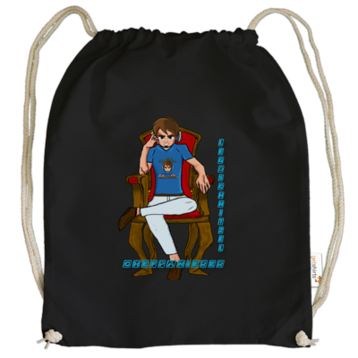 Motiv: Cotton Gymsac - Chefpanierer - bestimme auf Wunsch Details wie Produkt, Grösse, Farbe und Position selbst ! Motiv: Cotton Gymsac - Chefpanierer