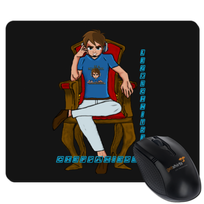 Motiv: Mousepad Textil - Chefpanierer - bestimme auf Wunsch Details wie Produkt, Grösse, Farbe und Position selbst ! Motiv: Mousepad Textil - Chefpanierer