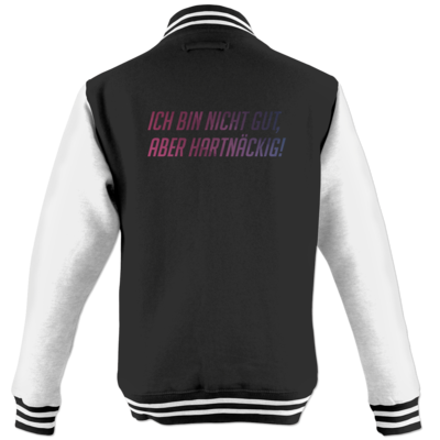 Motiv: College Jacke - Glu3cifer Credo - bestimme auf Wunsch Details wie Produkt, Grösse, Farbe und Position selbst ! Motiv: College Jacke - Glu3cifer Credo
