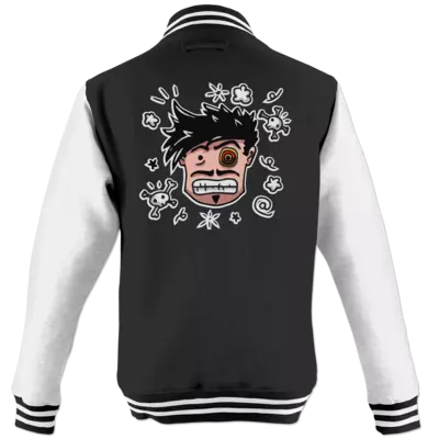 Motiv: College Jacke - Teilzeit-Salzig - bestimme auf Wunsch Details wie Produkt, Grösse, Farbe und Position selbst ! Motiv: College Jacke - Teilzeit-Salzig