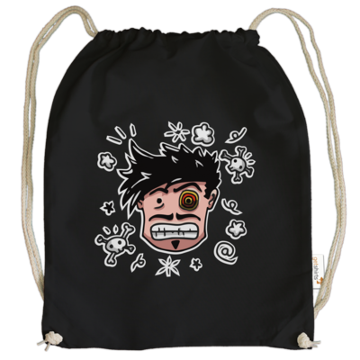 Motiv: Cotton Gymsac - Teilzeit-Salzig - bestimme auf Wunsch Details wie Produkt, Grösse, Farbe und Position selbst ! Motiv: Cotton Gymsac - Teilzeit-Salzig