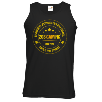 Motiv: Athletic Vest - ZOS Vintage GOLD - Eimer mit Profis - bestimme auf Wunsch Details wie Produkt, Grösse, Farbe und Position selbst ! Motiv: Athletic Vest - ZOS Vintage GOLD - Eimer mit Profis