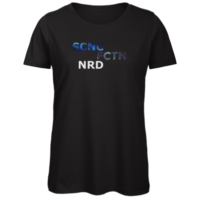 Motiv: Organic Lady T-Shirt - Science Fiction Nerd | SCNC FCTN NRD - bestimme auf Wunsch Details wie Produkt, Grösse, Farbe und Position selbst ! Motiv: Organic Lady T-Shirt - Science Fiction Nerd | SCNC FCTN NRD