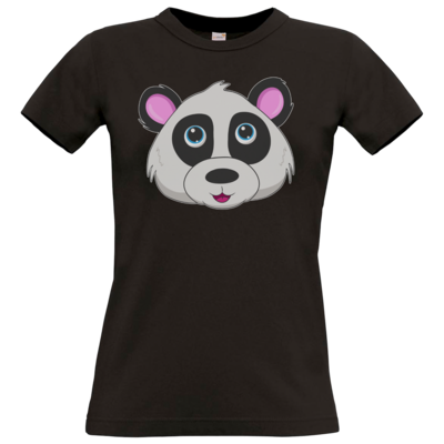 Motiv: T-Shirt Damen Premium FAIR WEAR - Panda - bestimme auf Wunsch Details wie Produkt, Grösse, Farbe und Position selbst ! Motiv: T-Shirt Damen Premium FAIR WEAR - Panda