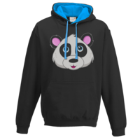 Motiv: Two-Tone Hoodie - Panda - bestimme auf Wunsch Details wie Produkt, Grösse, Farbe und Position selbst ! Motiv: Two-Tone Hoodie - Panda