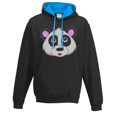 Motiv: Two-Tone Hoodie - Panda - bestimme auf Wunsch Details wie Produkt, Grösse, Farbe und Position selbst ! Motiv: Two-Tone Hoodie - Panda