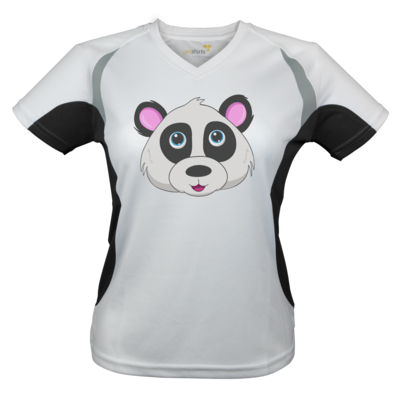 Motiv: Laufshirt Lady Running T - Panda - bestimme auf Wunsch Details wie Produkt, Grösse, Farbe und Position selbst ! Motiv: Laufshirt Lady Running T - Panda