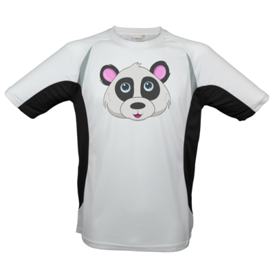 Motiv: Laufshirt Running T - Panda - bestimme auf Wunsch Details wie Produkt, Grösse, Farbe und Position selbst ! Motiv: Laufshirt Running T - Panda