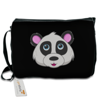 Motiv: Schultertasche - Panda - bestimme auf Wunsch Details wie Produkt, Grösse, Farbe und Position selbst ! Motiv: Schultertasche - Panda