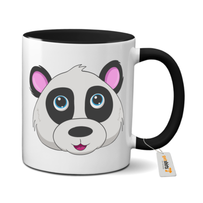 Motiv: Tasse farbig - Panda