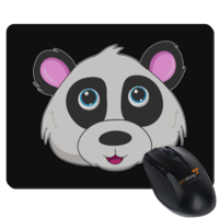 Motiv: Mousepad Textil - Panda - bestimme auf Wunsch Details wie Produkt, Grösse, Farbe und Position selbst ! Motiv: Mousepad Textil - Panda
