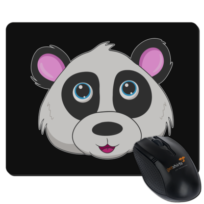 Motiv: Mousepad Textil - Panda - bestimme auf Wunsch Details wie Produkt, Grösse, Farbe und Position selbst ! Motiv: Mousepad Textil - Panda