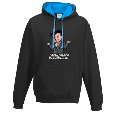 Motiv: Two-Tone Hoodie - Whats Up!? - bestimme auf Wunsch Details wie Produkt, Grösse, Farbe und Position selbst ! Motiv: Two-Tone Hoodie - Whats Up!?
