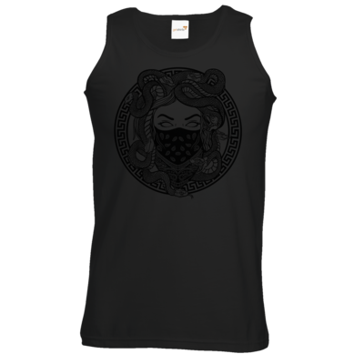 Motiv: Athletic Vest - GANG - Black - bestimme auf Wunsch Details wie Produkt, Grösse, Farbe und Position selbst ! Motiv: Athletic Vest - GANG - Black