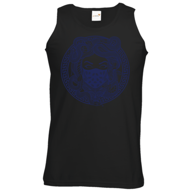 Motiv: Athletic Vest - GANG - Marine - bestimme auf Wunsch Details wie Produkt, Grösse, Farbe und Position selbst ! Motiv: Athletic Vest - GANG - Marine