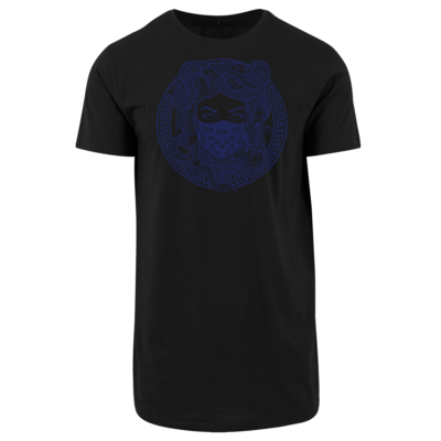 Motiv: Shaped Long Tee - GANG - Marine - bestimme auf Wunsch Details wie Produkt, Grösse, Farbe und Position selbst ! Motiv: Shaped Long Tee - GANG - Marine