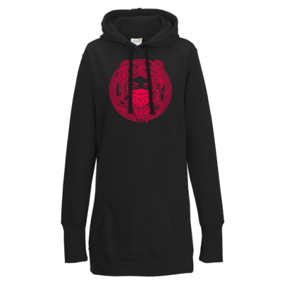 Motiv: Lady Longline Hoodie - GANG - Pink - bestimme auf Wunsch Details wie Produkt, Grösse, Farbe und Position selbst ! Motiv: Lady Longline Hoodie - GANG - Pink