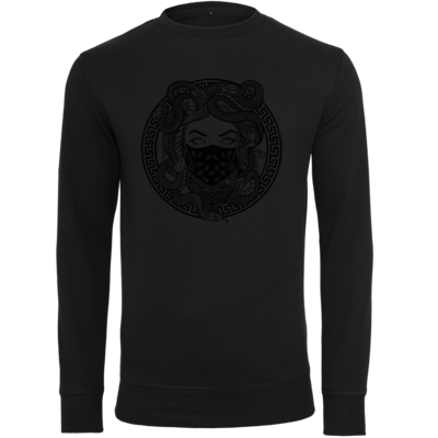 Motiv: Light Crew Sweatshirt - GANG - Black - bestimme auf Wunsch Details wie Produkt, Grösse, Farbe und Position selbst ! Motiv: Light Crew Sweatshirt - GANG - Black