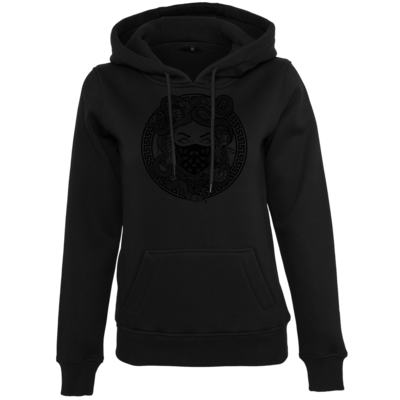 Motiv: Womens Heavy Hoody - GANG - Black - bestimme auf Wunsch Details wie Produkt, Grösse, Farbe und Position selbst ! Motiv: Womens Heavy Hoody - GANG - Black