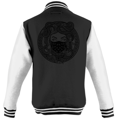 Motiv: College Jacke - GANG - Black - bestimme auf Wunsch Details wie Produkt, Grösse, Farbe und Position selbst ! Motiv: College Jacke - GANG - Black