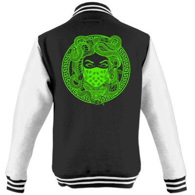 Motiv: College Jacke - GANG - Neon - bestimme auf Wunsch Details wie Produkt, Grösse, Farbe und Position selbst ! Motiv: College Jacke - GANG - Neon