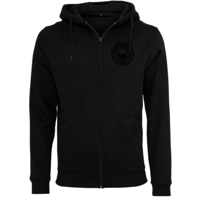 Motiv: Heavy Zip-Hoodie - GANG - Black - bestimme auf Wunsch Details wie Produkt, Grösse, Farbe und Position selbst ! Motiv: Heavy Zip-Hoodie - GANG - Black