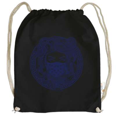 Motiv: Cotton Gymsac - GANG - Marine - bestimme auf Wunsch Details wie Produkt, Grösse, Farbe und Position selbst ! Motiv: Cotton Gymsac - GANG - Marine