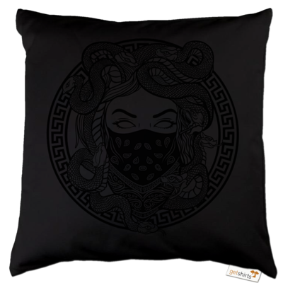 Motiv: Kissen Baumwolle - GANG - Black - bestimme auf Wunsch Details wie Produkt, Grösse, Farbe und Position selbst ! Motiv: Kissen Baumwolle - GANG - Black