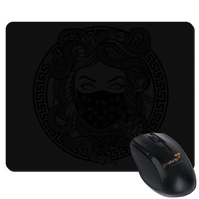Motiv: Mousepad Textil - GANG - Black - bestimme auf Wunsch Details wie Produkt, Grösse, Farbe und Position selbst ! Motiv: Mousepad Textil - GANG - Black