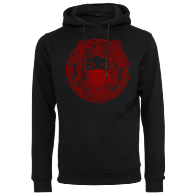 Motiv: Heavy Hoodie - GANG - Red - bestimme auf Wunsch Details wie Produkt, Grösse, Farbe und Position selbst ! Motiv: Heavy Hoodie - GANG - Red
