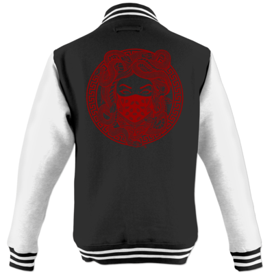 Motiv: College Jacke - GANG - Red - bestimme auf Wunsch Details wie Produkt, Grösse, Farbe und Position selbst ! Motiv: College Jacke - GANG - Red