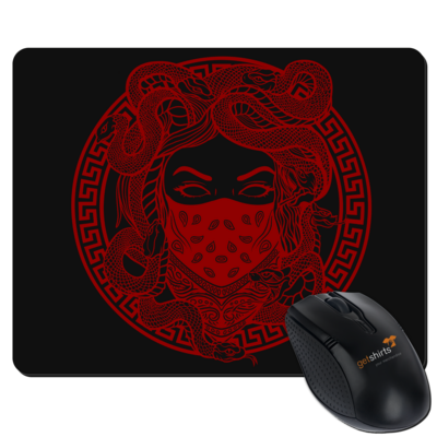 Motiv: Mousepad Textil - GANG - Red - bestimme auf Wunsch Details wie Produkt, Grösse, Farbe und Position selbst ! Motiv: Mousepad Textil - GANG - Red
