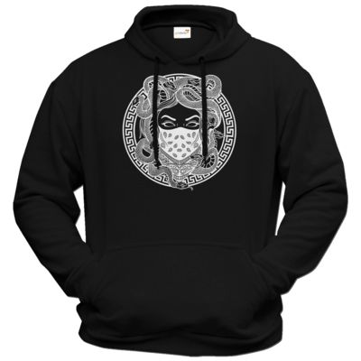 Motiv: Hoodie Premium FAIR WEAR - GANG - White - bestimme auf Wunsch Details wie Produkt, Grösse, Farbe und Position selbst ! Motiv: Hoodie Premium FAIR WEAR - GANG - White