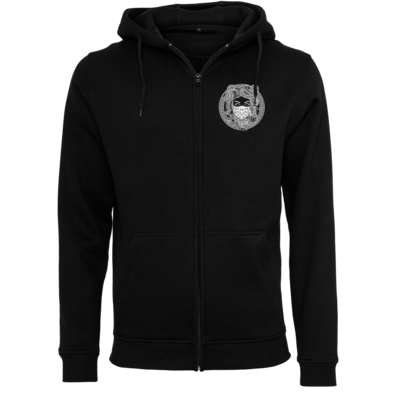 Motiv: Heavy Zip-Hoodie - GANG - White - bestimme auf Wunsch Details wie Produkt, Grösse, Farbe und Position selbst ! Motiv: Heavy Zip-Hoodie - GANG - White