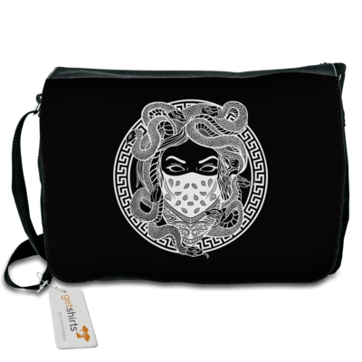 Motiv: Schultertasche - GANG - White - bestimme auf Wunsch Details wie Produkt, Grösse, Farbe und Position selbst ! Motiv: Schultertasche - GANG - White