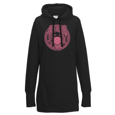 Motiv: Lady Longline Hoodie - GANG - Rosa - bestimme auf Wunsch Details wie Produkt, Grösse, Farbe und Position selbst ! Motiv: Lady Longline Hoodie - GANG - Rosa