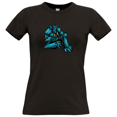 Motiv: T-Shirt Damen Premium FAIR WEAR - Controller - bestimme auf Wunsch Details wie Produkt, Grösse, Farbe und Position selbst ! Motiv: T-Shirt Damen Premium FAIR WEAR - Controller