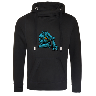 Motiv: Cross Neck Hoodie - Controller - bestimme auf Wunsch Details wie Produkt, Grösse, Farbe und Position selbst ! Motiv: Cross Neck Hoodie - Controller