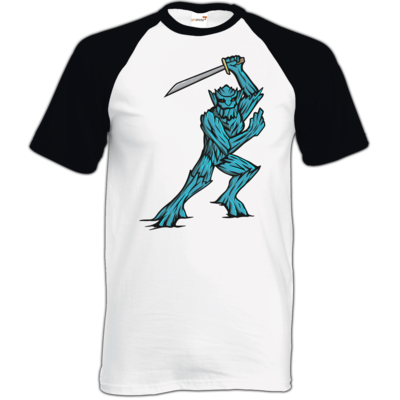 Motiv: TShirt Baseball - Sword - bestimme auf Wunsch Details wie Produkt, Grösse, Farbe und Position selbst ! Motiv: TShirt Baseball - Sword
