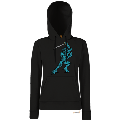 Motiv: Hoodie Damen Classic - Sword - bestimme auf Wunsch Details wie Produkt, Grösse, Farbe und Position selbst ! Motiv: Hoodie Damen Classic - Sword
