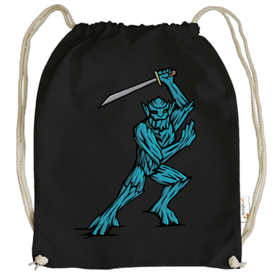 Motiv: Cotton Gymsac - Sword - bestimme auf Wunsch Details wie Produkt, Grösse, Farbe und Position selbst ! Motiv: Cotton Gymsac - Sword
