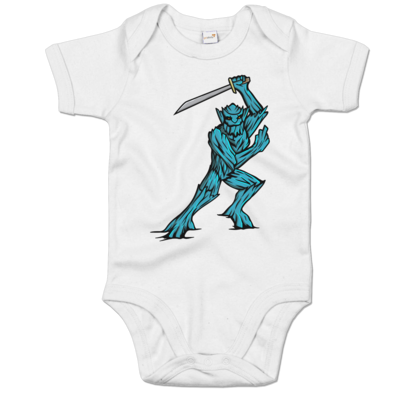 Motiv: Baby Body Organic - Sword - bestimme auf Wunsch Details wie Produkt, Grösse, Farbe und Position selbst ! Motiv: Baby Body Organic - Sword