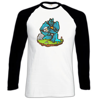Motiv: Longsleeve Baseball T - sheep - bestimme auf Wunsch Details wie Produkt, Grösse, Farbe und Position selbst ! Motiv: Longsleeve Baseball T - sheep