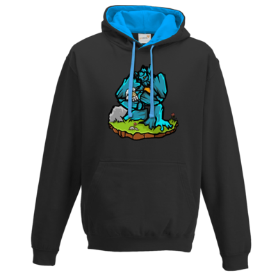 Motiv: Two-Tone Hoodie - sheep - bestimme auf Wunsch Details wie Produkt, Grösse, Farbe und Position selbst ! Motiv: Two-Tone Hoodie - sheep
