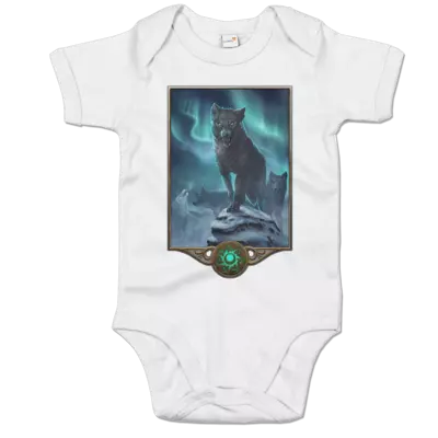 Motiv: Baby Body Organic - Götter - Himmelswölfe - bestimme auf Wunsch Details wie Produkt, Grösse, Farbe und Position selbst ! Motiv: Baby Body Organic - Götter - Himmelswölfe