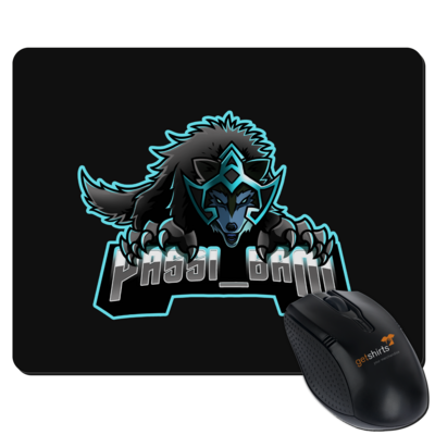 Motiv: Mousepad Textil - Wolf - bestimme auf Wunsch Details wie Produkt, Grösse, Farbe und Position selbst ! Motiv: Mousepad Textil - Wolf