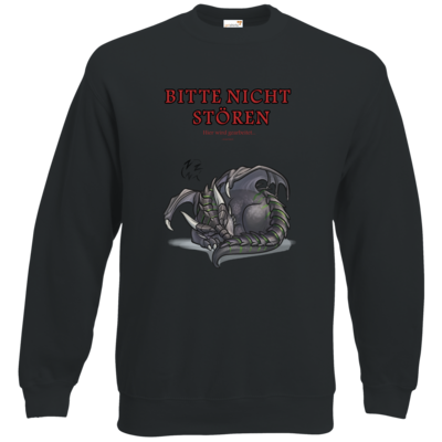 Motiv: Sweatshirt Classic - Ulisses - Bitte nicht stören - bestimme auf Wunsch Details wie Produkt, Grösse, Farbe und Position selbst ! Motiv: Sweatshirt Classic - Ulisses - Bitte nicht stören
