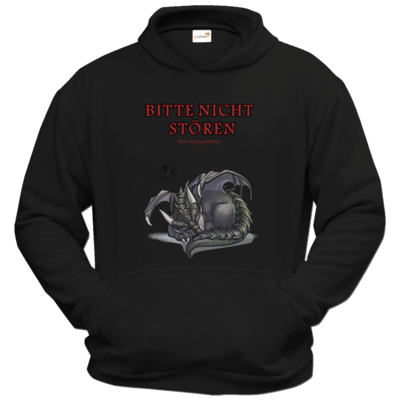 Motiv: Hoodie Classic - Ulisses - Bitte nicht stören - bestimme auf Wunsch Details wie Produkt, Grösse, Farbe und Position selbst ! Motiv: Hoodie Classic - Ulisses - Bitte nicht stören